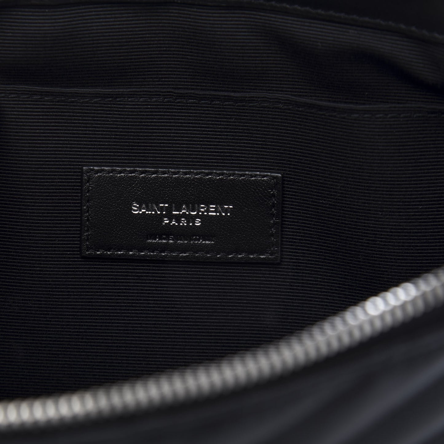 Calfskin Matelasse Monogram Cassandre Tablet Pouch Black