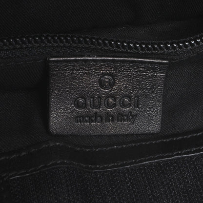 Gucci Guccissima Flat Messenger Bag Black 6 of 8