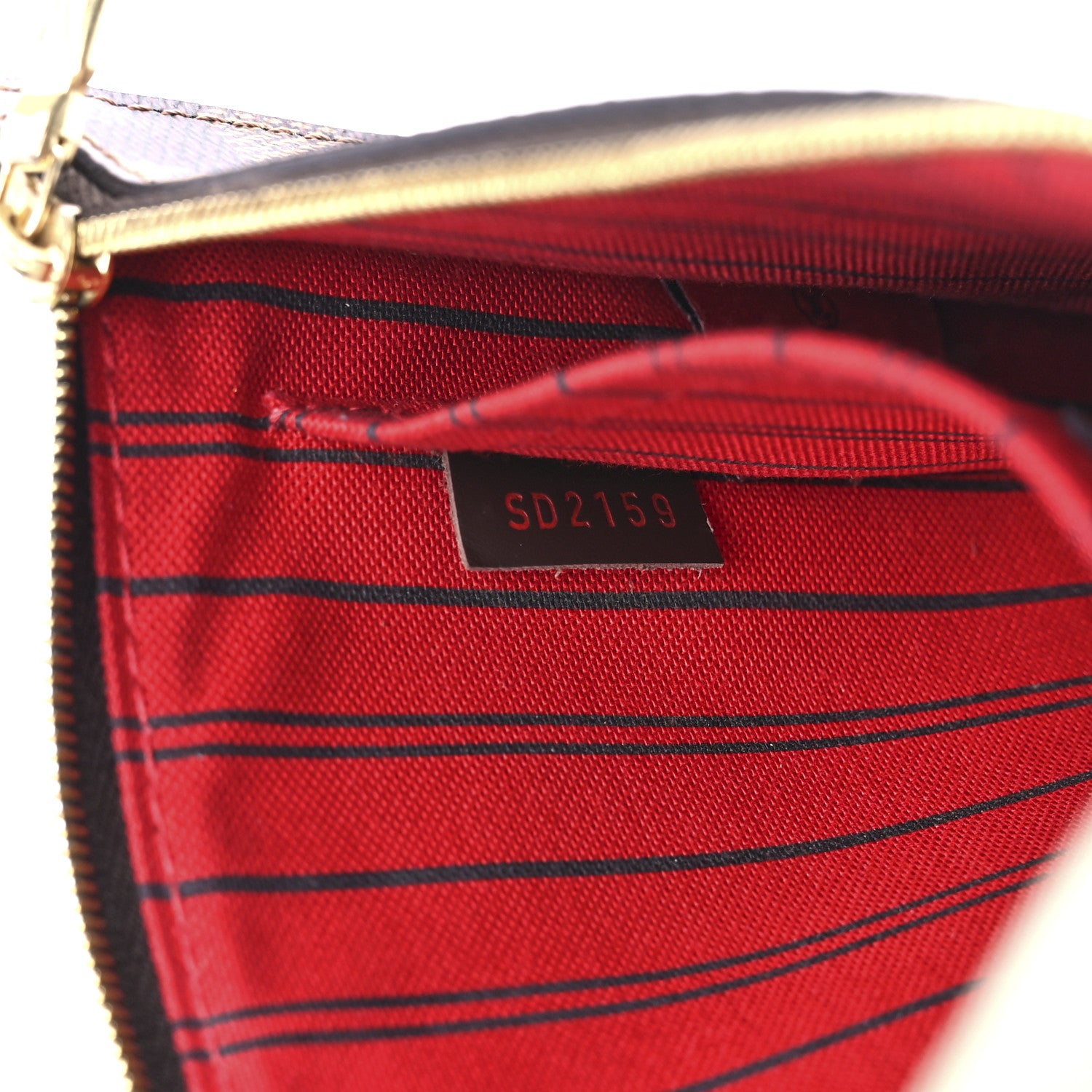 Louis Vuitton Damier Ebene Neverfull MM GM Pochette 6 of 10