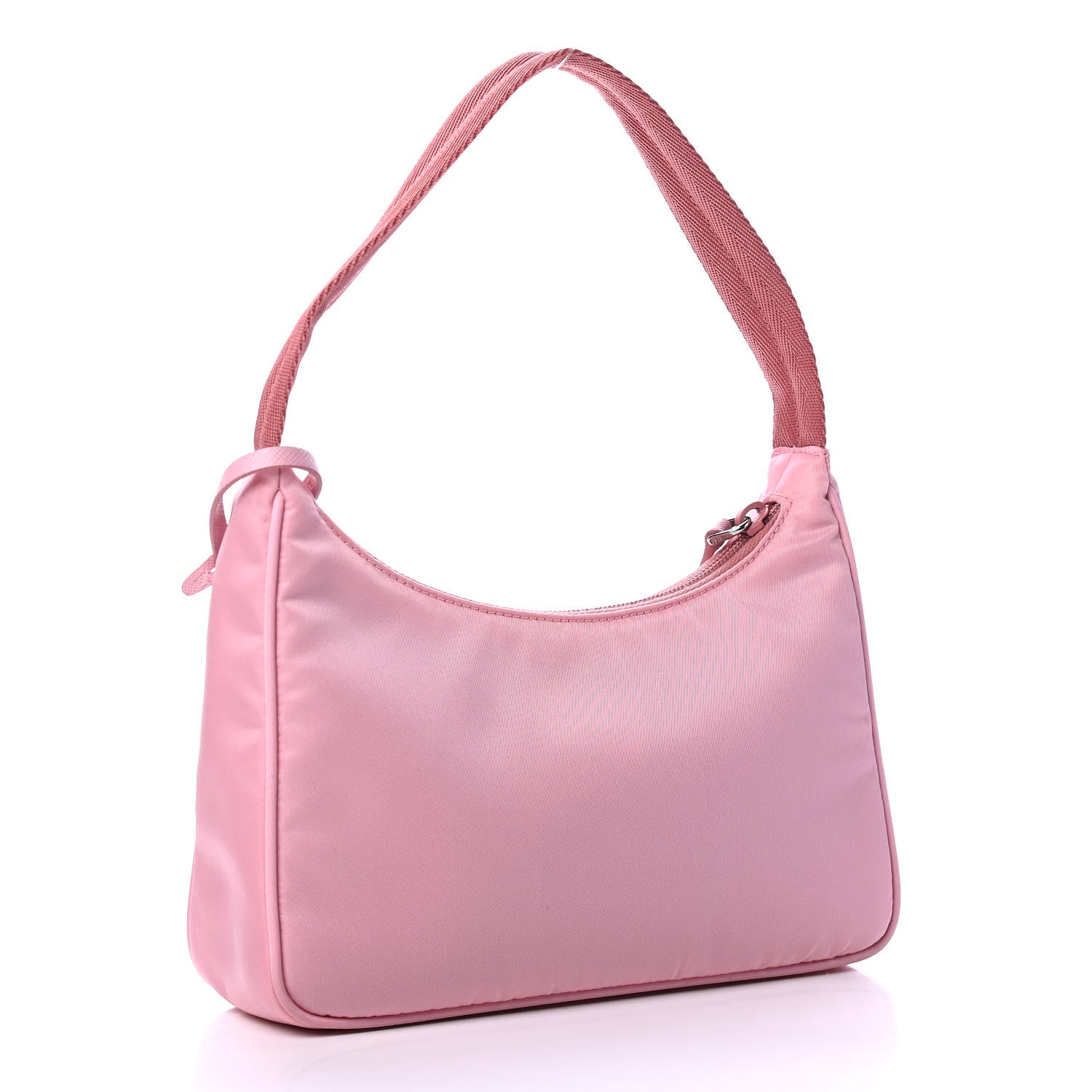 Prada Tessuto Nylon Saffiano Mini Re-Edition 2000 Bag Rosa 3 of 4