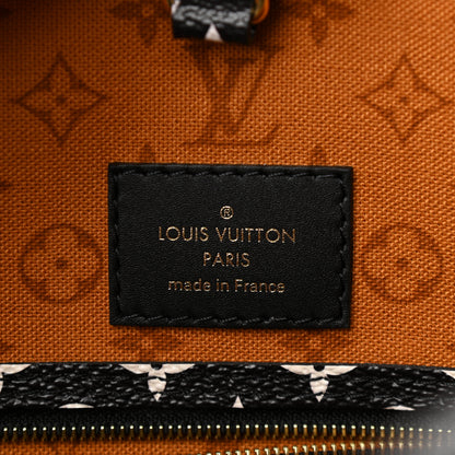 Louis Vuitton Monogram Giant Crafty Neverfull MM Creme Caramel 6 of 10