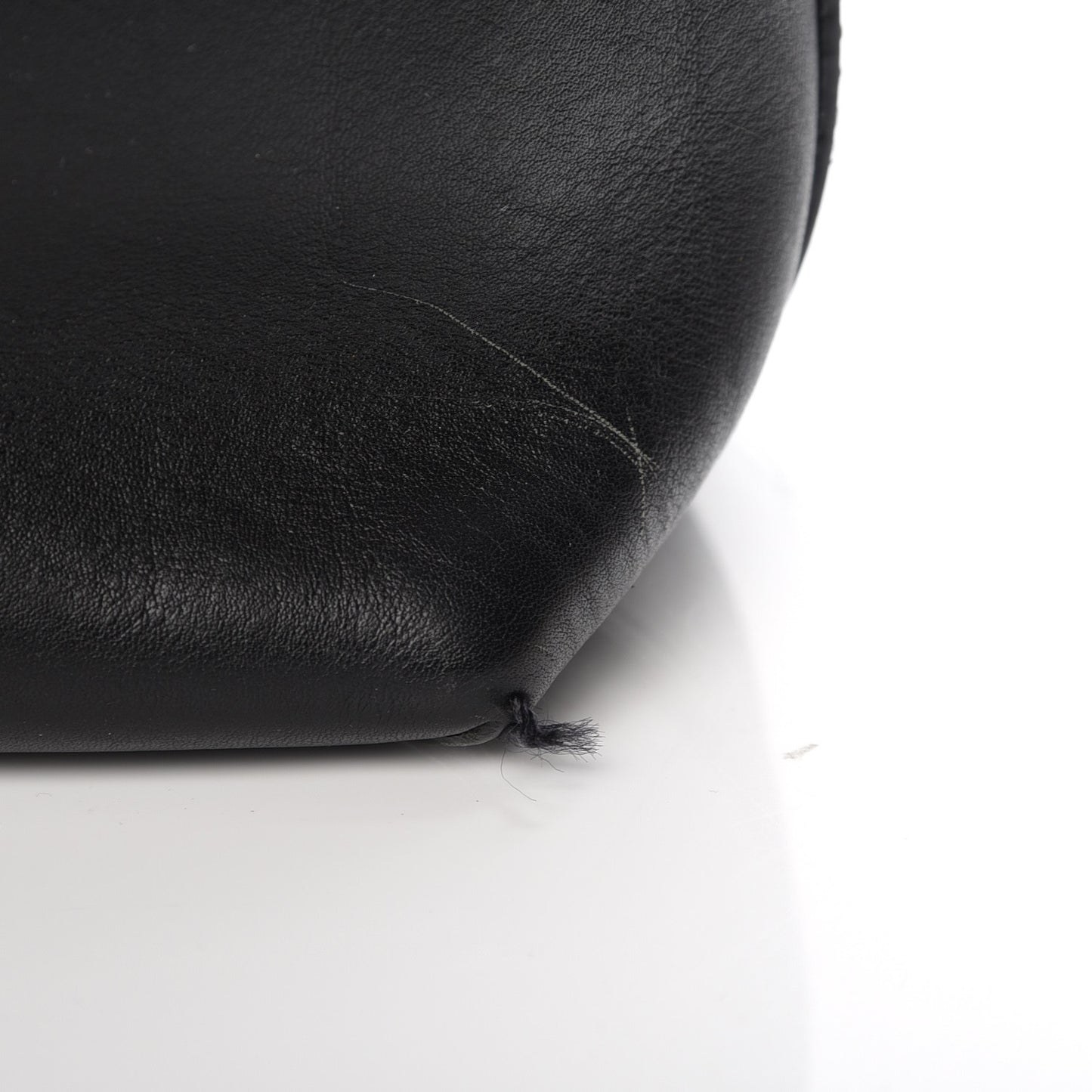 Calfskin Small Mens Tote Black