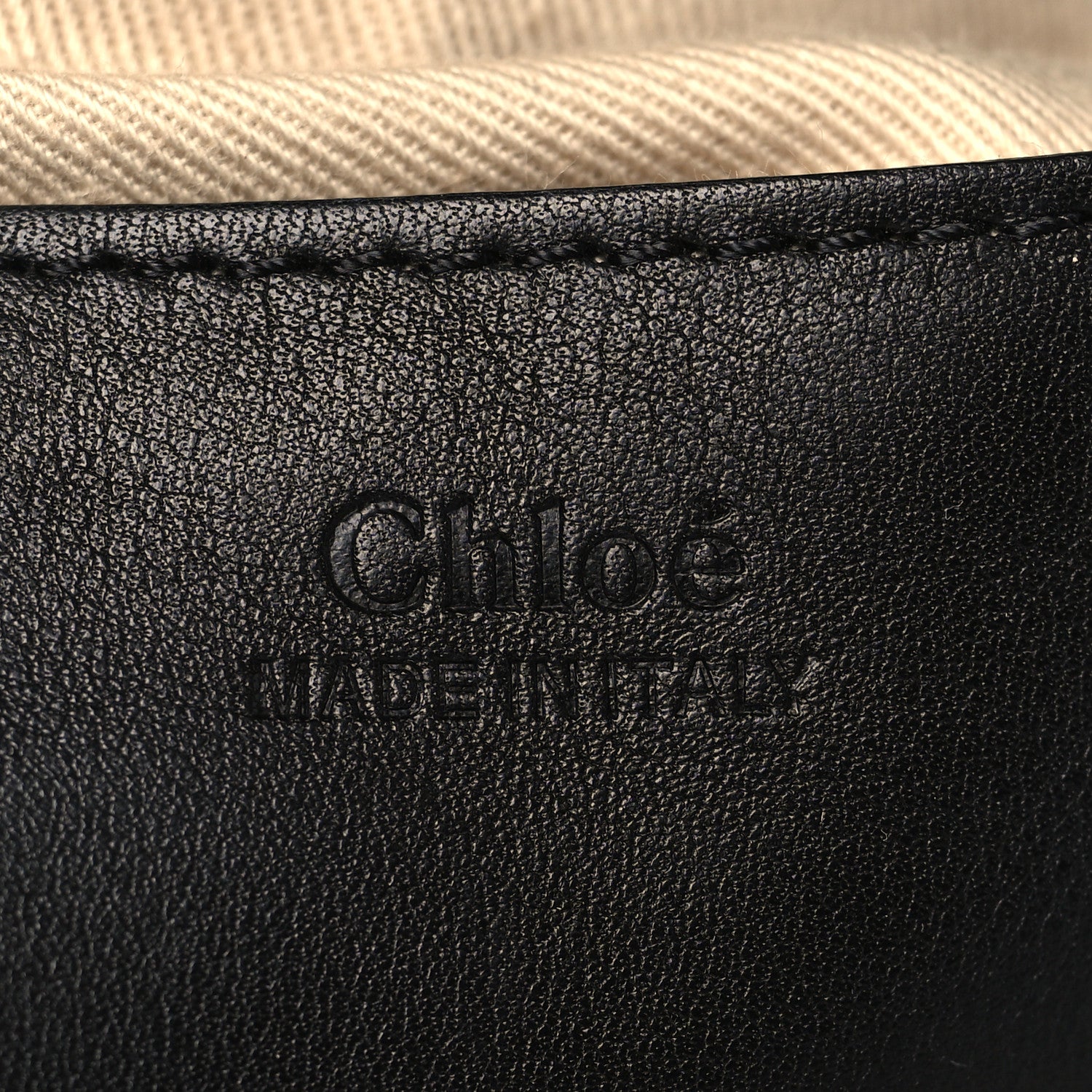 Chloe Grained Lambskin Calfskin Medium Lexa Shoulder Bag Black 6 of 9