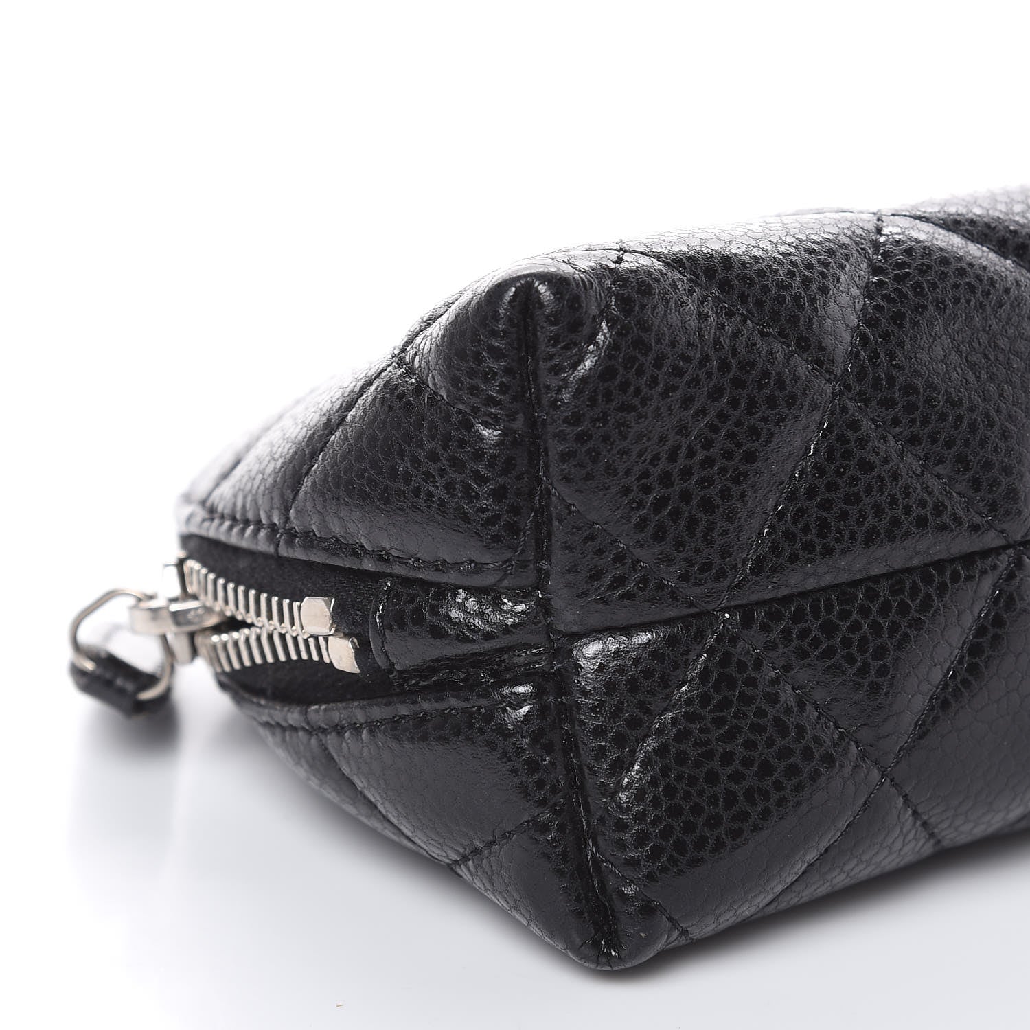 Chanel Caviar Quilted Cosmetic Case Black 8 of 12