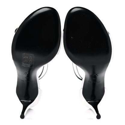 Louis Vuitton Calfskin Call Back Sandals 40 White 5 of 11