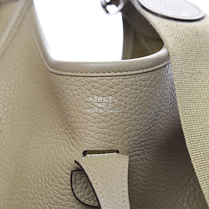 Hermes Taurillon Clemence Evelyne III PM Sauge 6 of 11