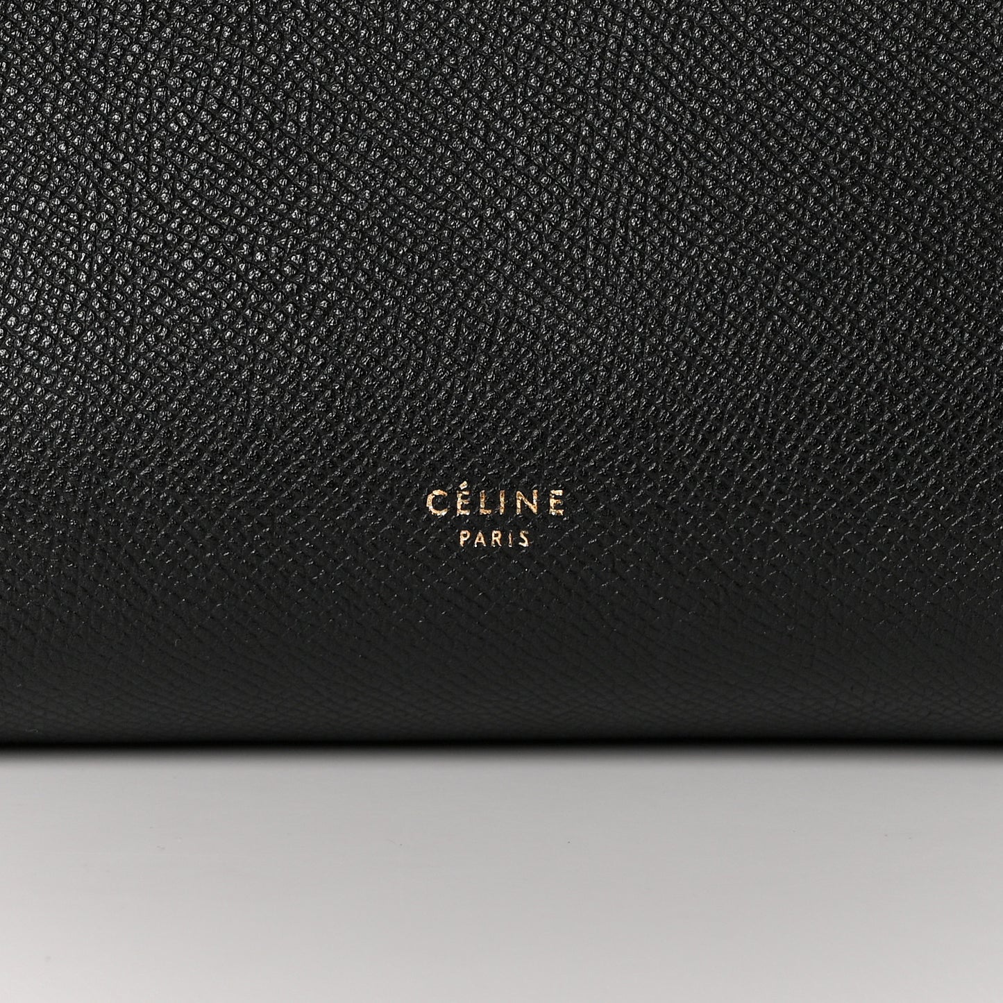 Grained Calfskin Micro Belt Bag Black