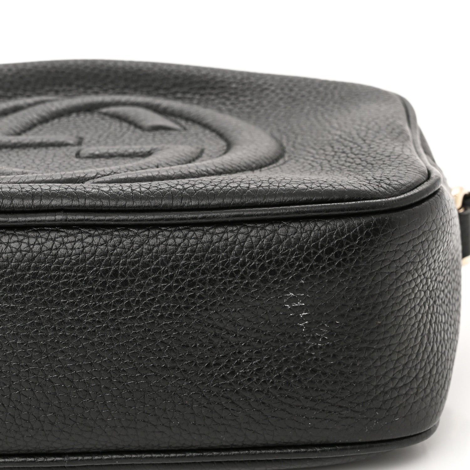 Gucci Pebbled Calfskin Small Soho Disco Bag Black 11 of 13