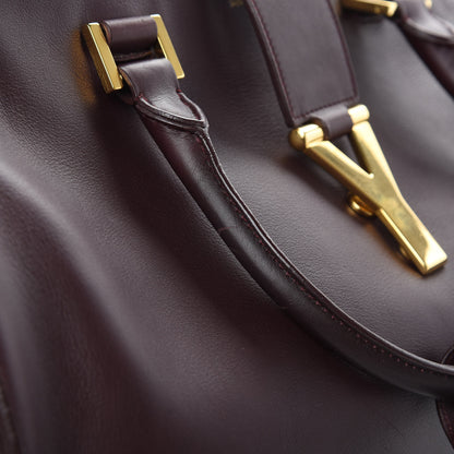 Saint Laurent Calfskin Medium Classic Y Cabas Bordeaux 17 of 17