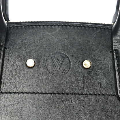 Louis Vuitton Calfskin City Steamer MM Black 12 of 24