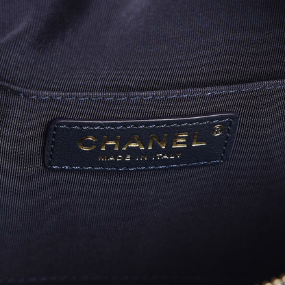 Chanel Calfskin Quilted Waist Bag Navy 6 of 8