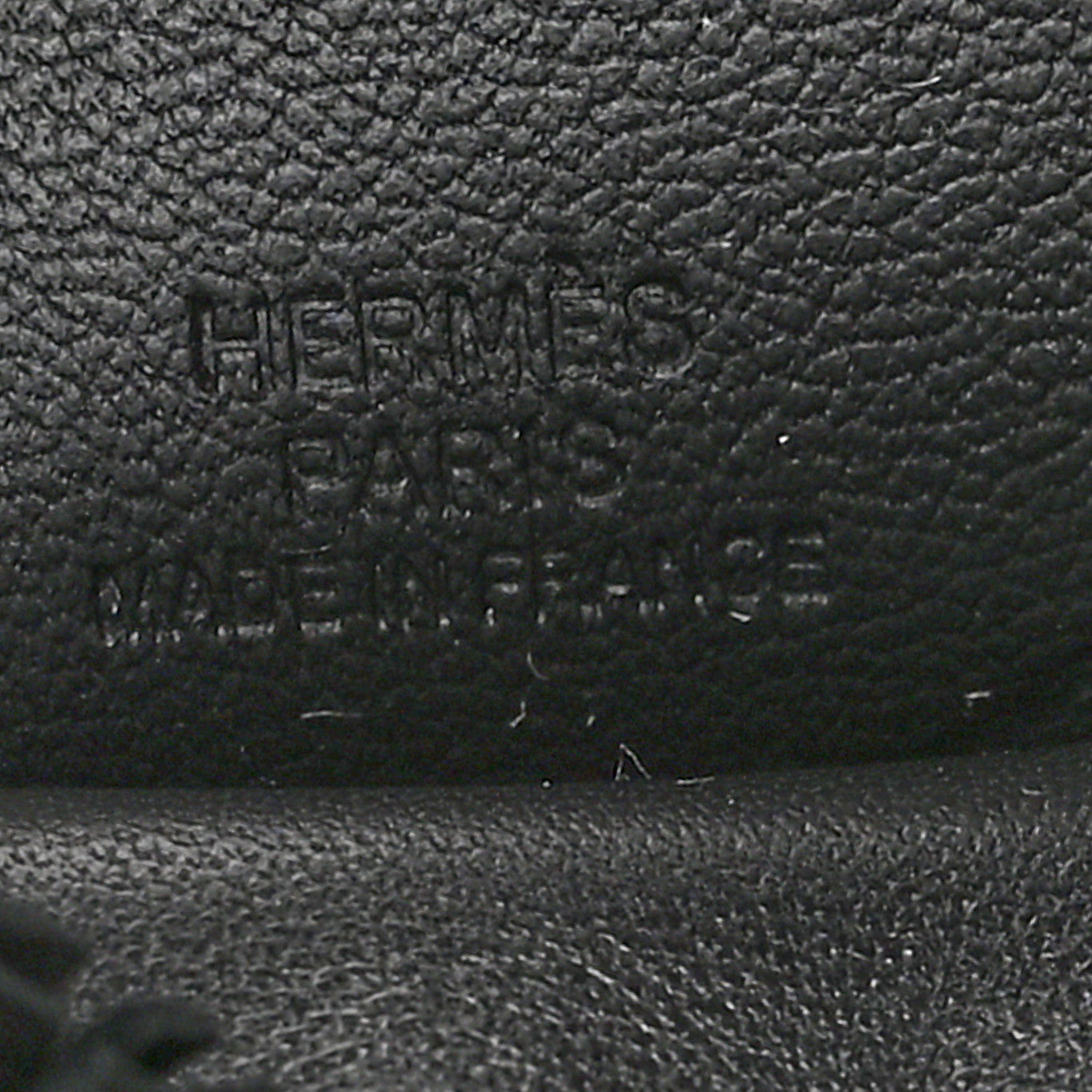 Hermes Milo Lambskin Grigri Rodeo Horse Bag Charm MM So Black 3 of 5