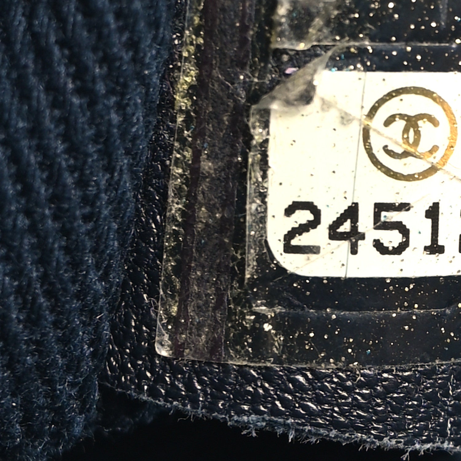 Chanel Canvas Large Deauville Backpack Denim Blue 7 of 10