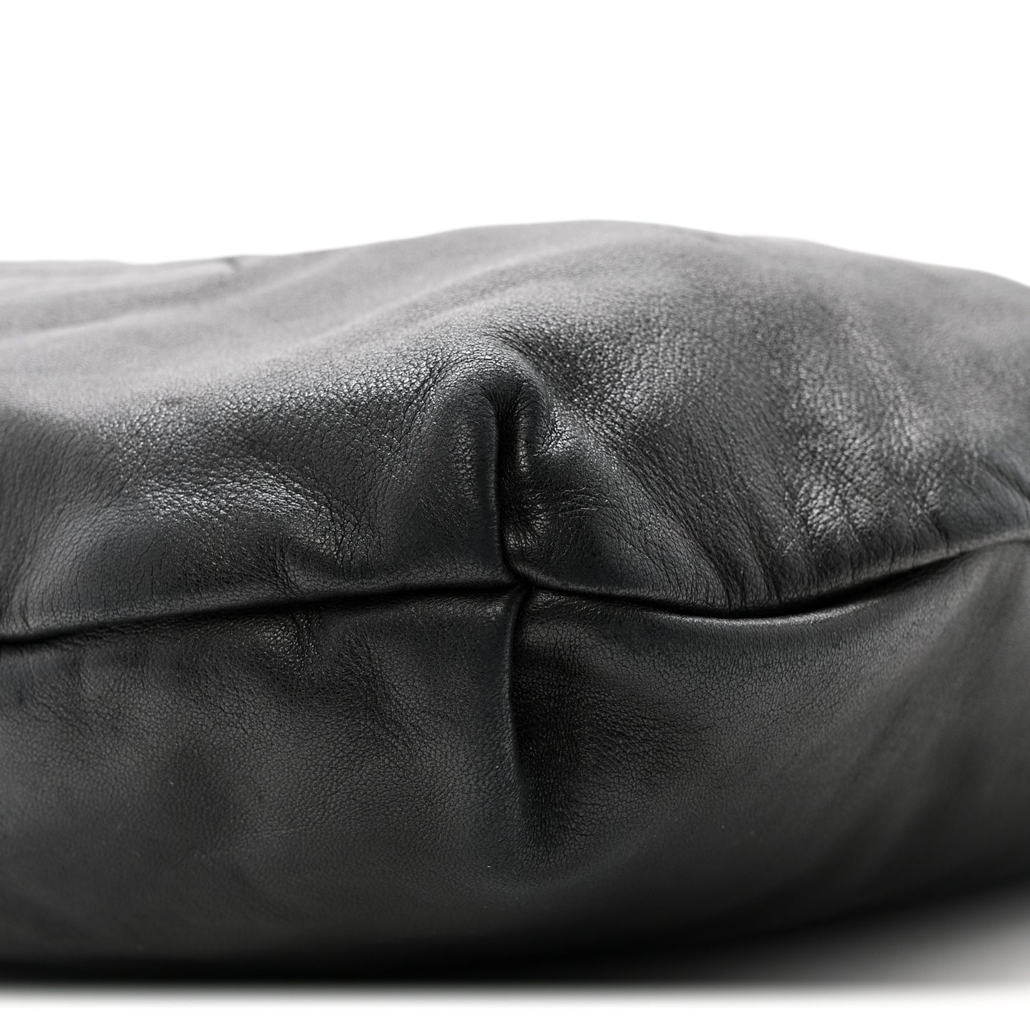 Lambskin Large Soft and Chain Hobo Black