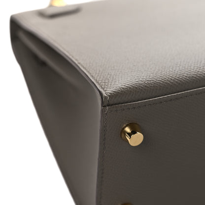 Hermes Epsom Kelly Sellier 25 Etain 11 of 14