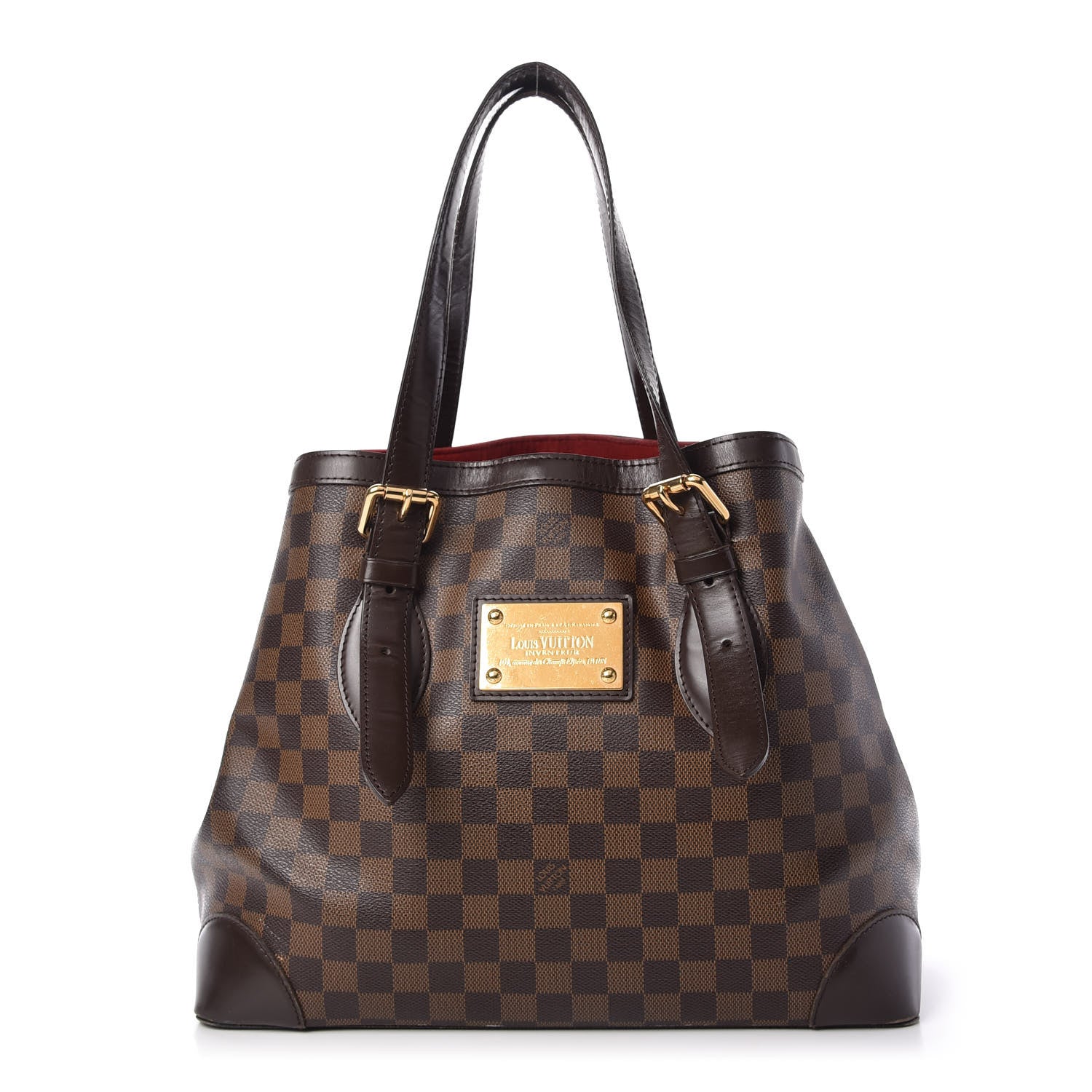 Louis Vuitton Damier Ebene Hampstead MM 1 of 9