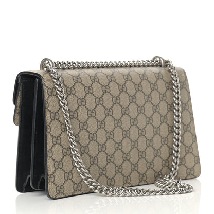 Gucci GG Supreme Monogram Small Dionysus Shoulder Bag Black 3 of 12