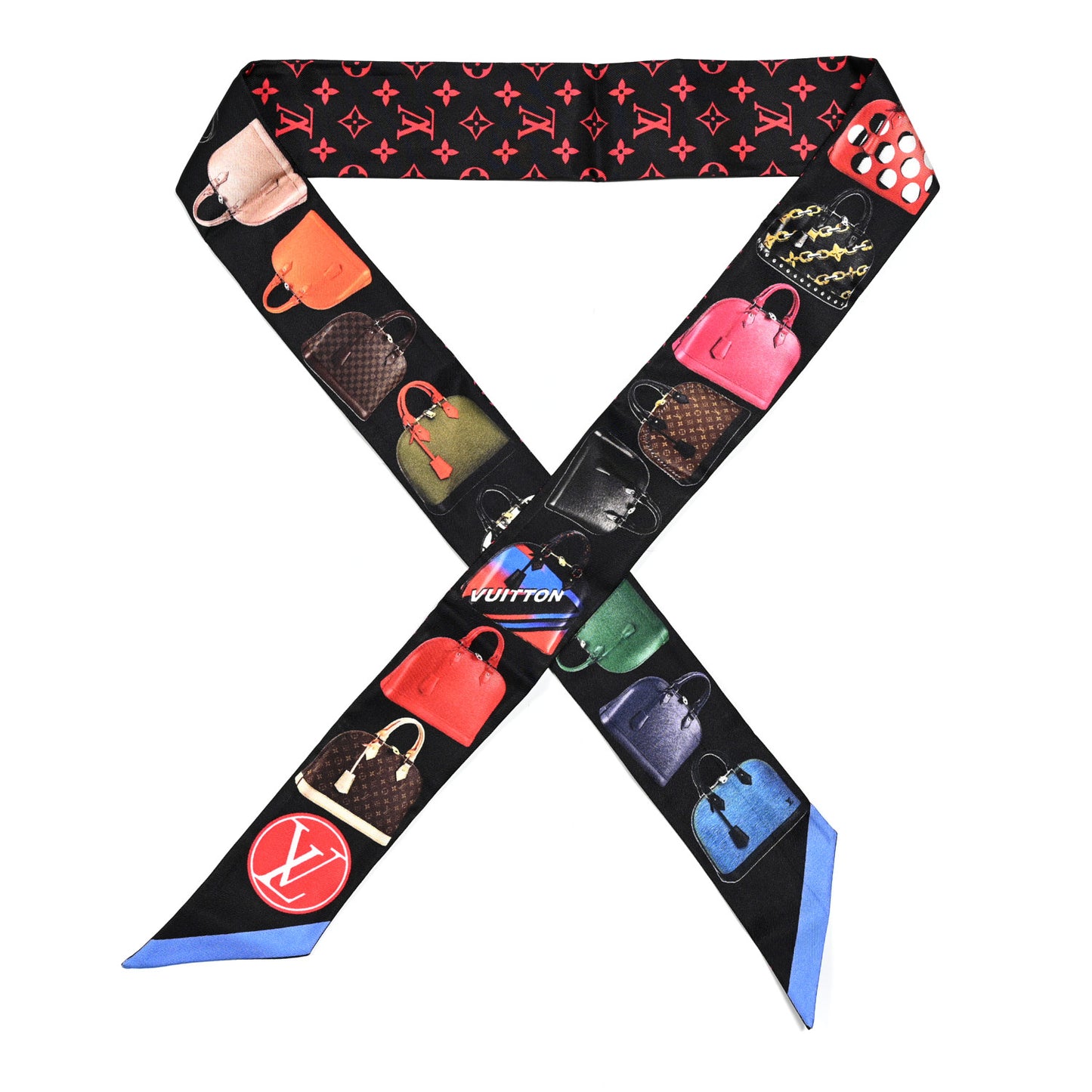 Silk Monogram Tribute To Alma BB Bandeau Black