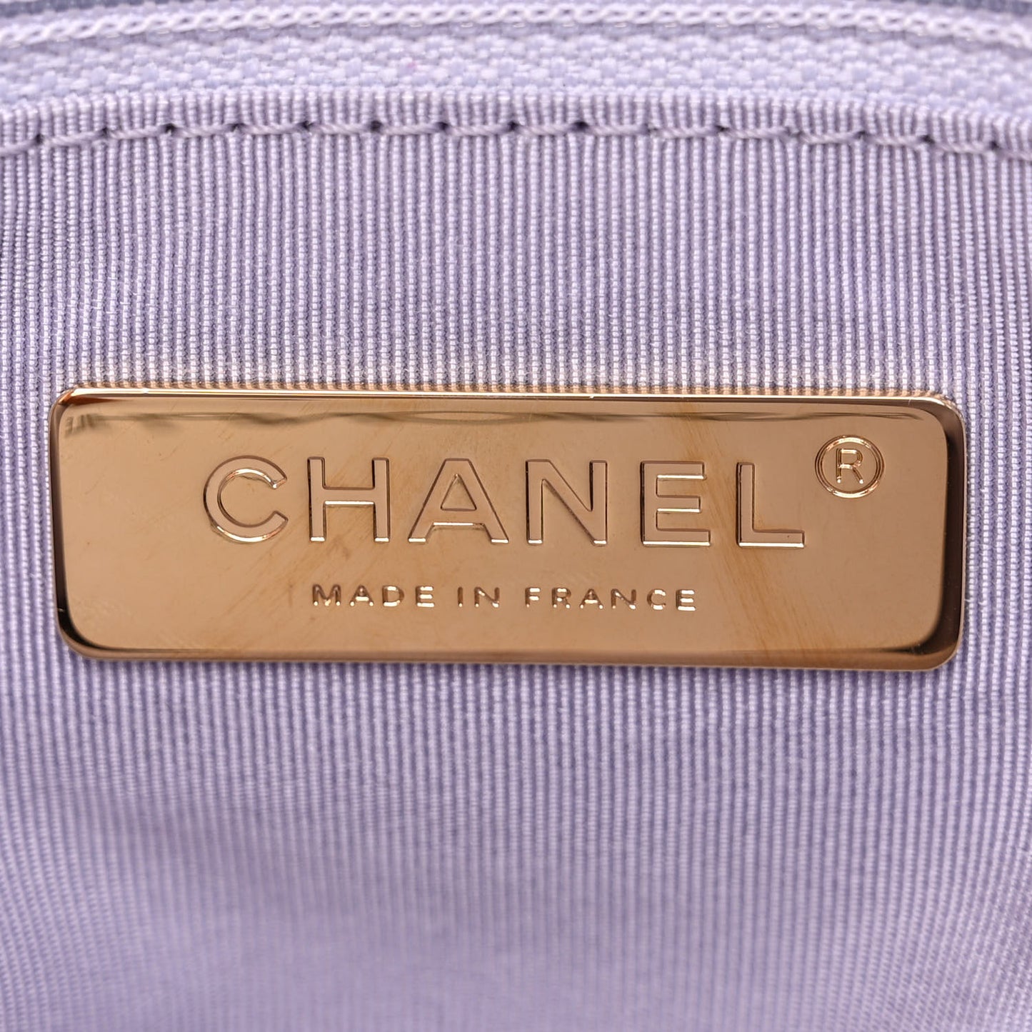 Lambskin Quilted Medium Chanel 19 Flap Light Purple