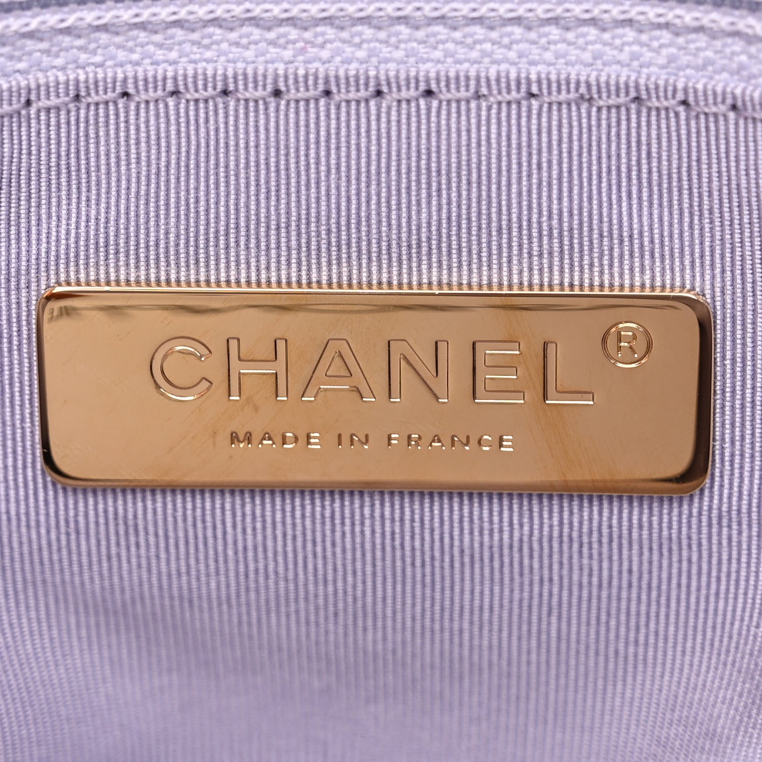 Chanel Lambskin Quilted Medium Chanel 19 Flap Light Purple 6 of 9