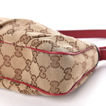 Gucci Monogram Heart GG Charm Pochette Red 10 of 10