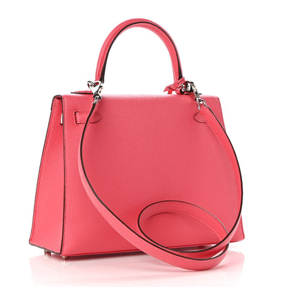 Hermes Chevre Kelly Sellier 25 Rose Lipstick 3 of 10