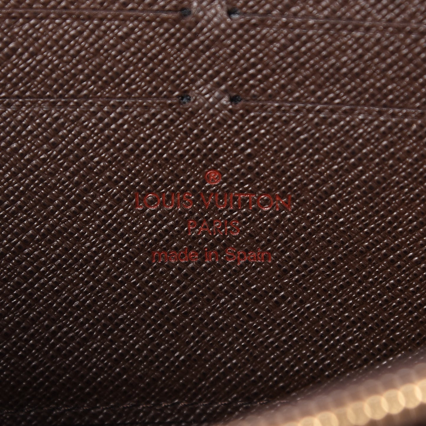 Damier Ebene Zippy Wallet