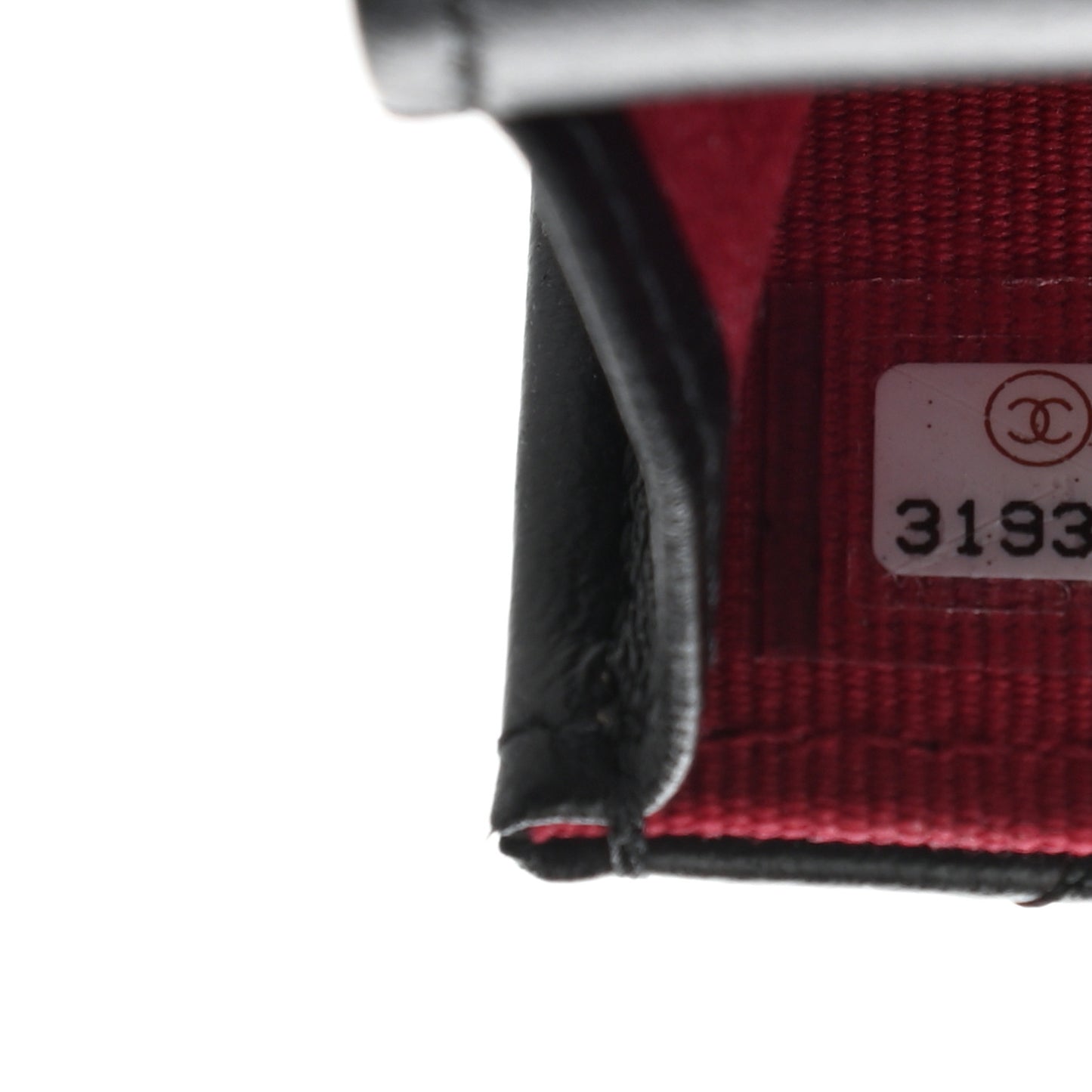 Lambskin Enamel Quilted Pending CC Flap Belt Bag Black