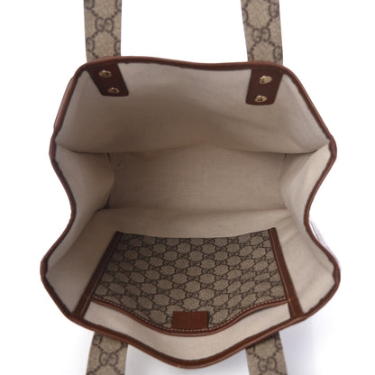 Gucci GG Plus Monogram Small Signature Web Loop Vertical Tote Light Brown 5 of 13