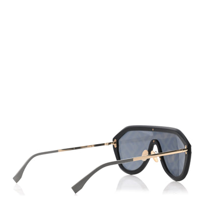 Fendi FF Fabulous Shield Sunglasses FF M0039/G/S Black 4 of 4