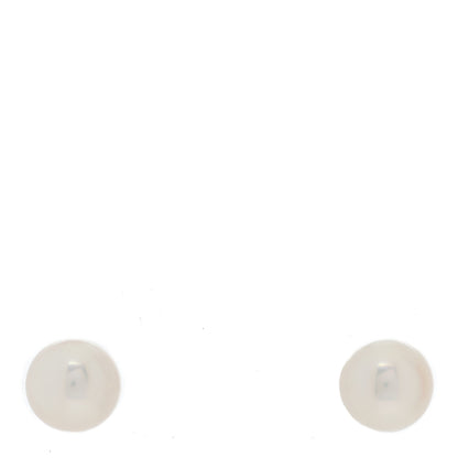 Tiffany 18K White Gold Akoya Pearl 6-6.5mm Earrings 1 of 4