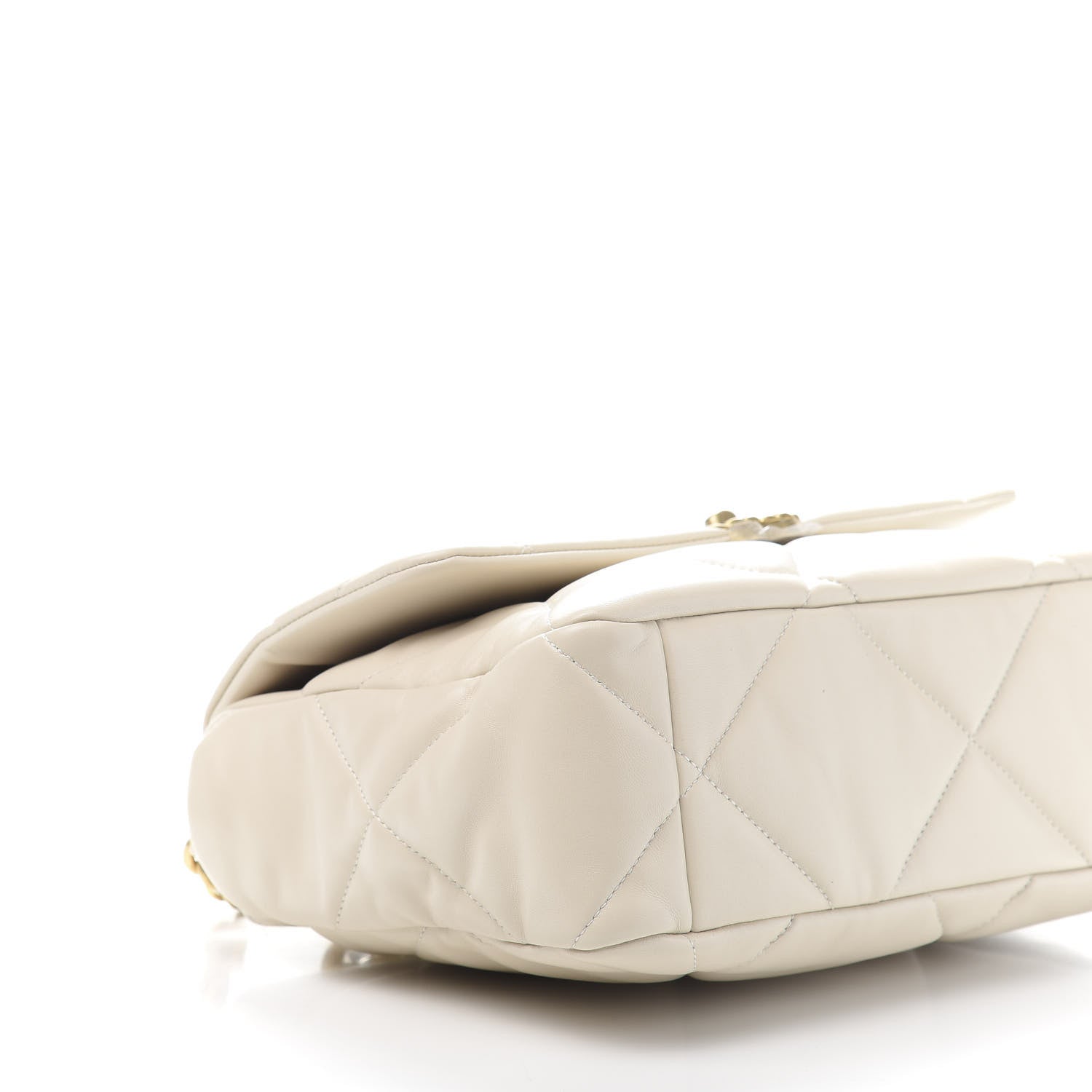 Chanel Lambskin Quilted Large 19 Flap Beige 8 of 11