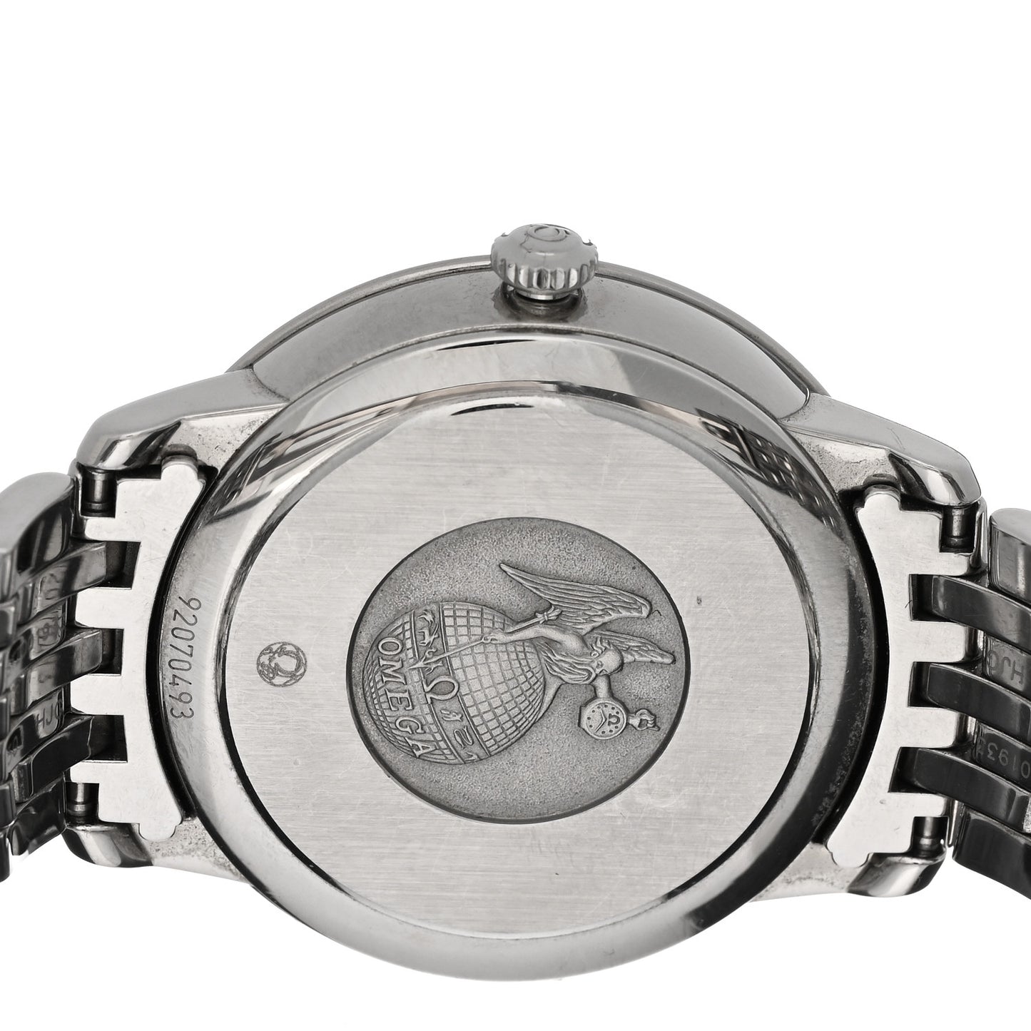 Stainless Steel Diamond 33mm De Ville Prestige Butterfly Quartz Watch 424.10.33.60.52.001