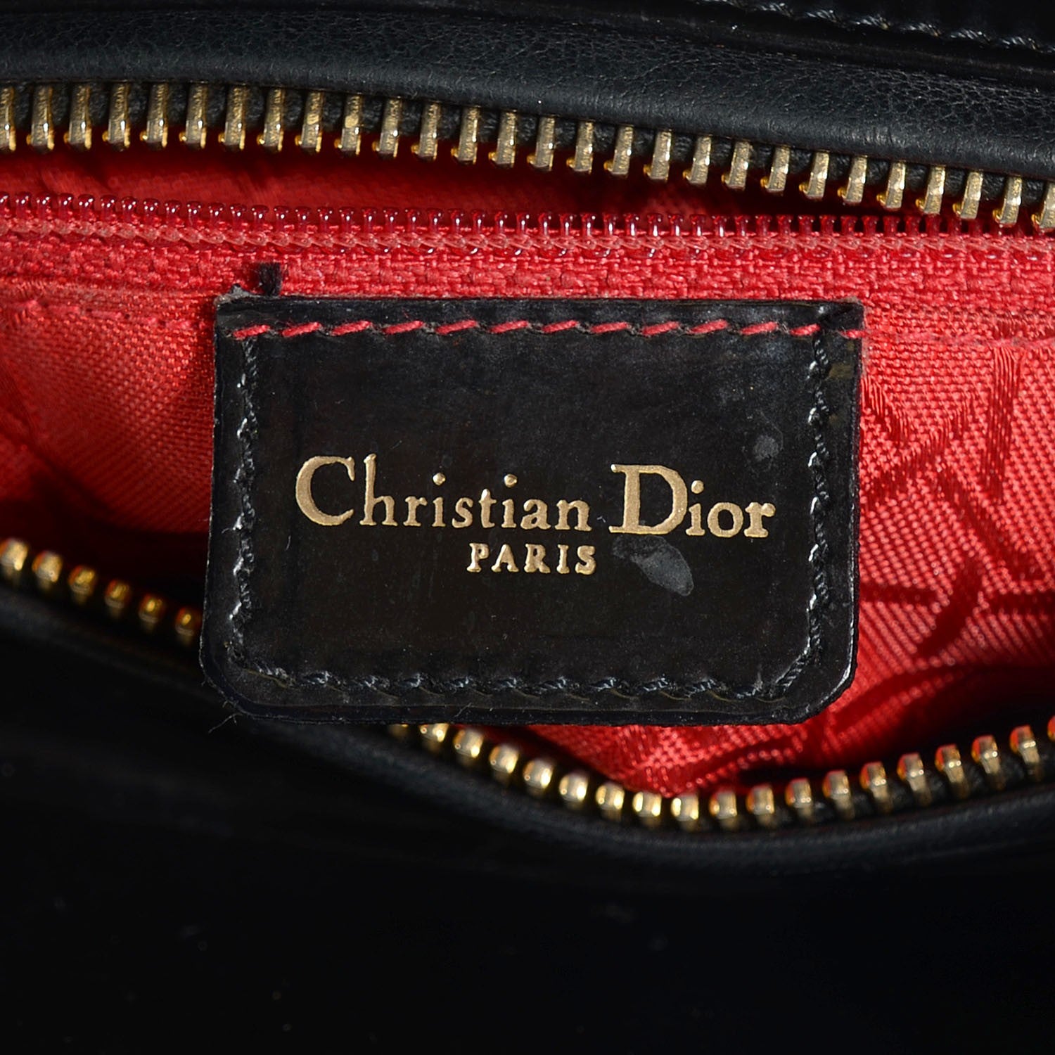 Christian Dior Patent Cannage Medium Lady Dior Black 6 of 8