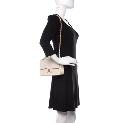 Chanel Lambskin Quilted Small Double Flap White 2 of 15