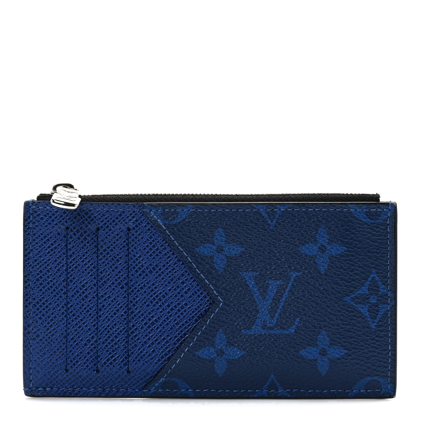 Monogram Taiga Coin Card Holder Cobalt