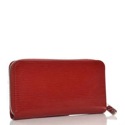 Louis Vuitton Epi Zippy Wallet Carmine 3 of 8