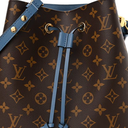 Louis Vuitton Monogram Neonoe MM Blue Jean 7 of 9