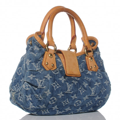 Louis Vuitton Monogram Denim Pleaty Blue 3 of 7