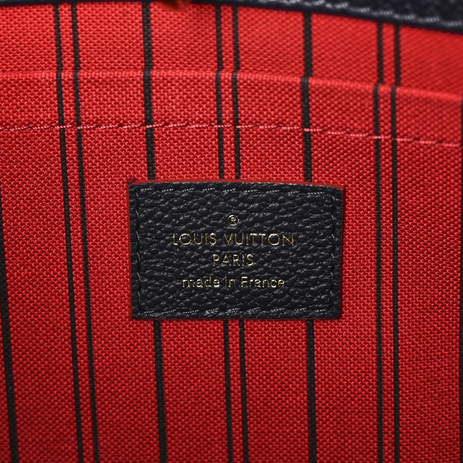 Louis Vuitton Empreinte Montaigne MM Marine Rouge 6 of 9