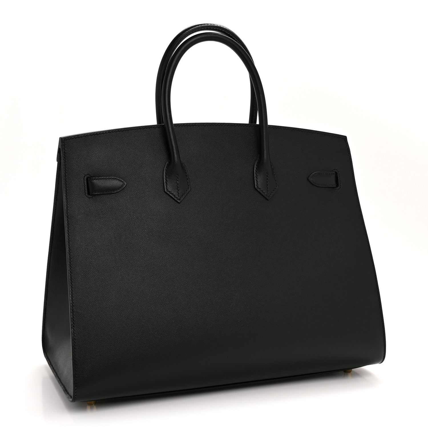 Hermes Madame Calfskin Birkin Sellier 35 Black 3 of 13