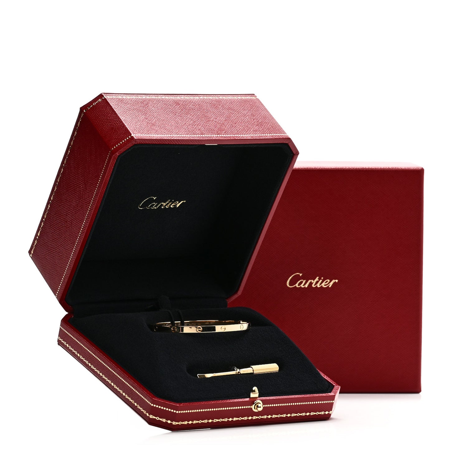 18K Yellow Gold Small LOVE Bracelet 16