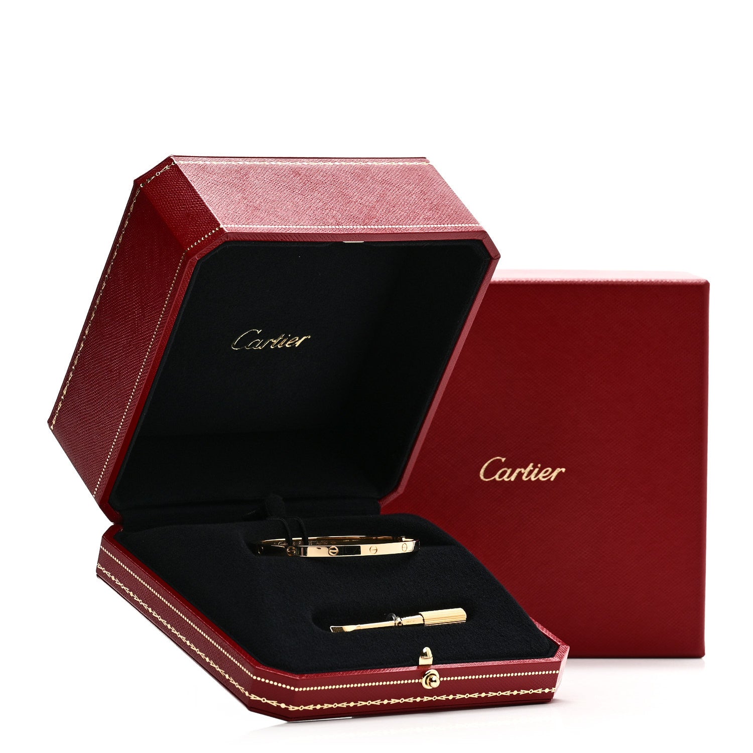 Cartier 18K Yellow Gold Small LOVE Bracelet 16 8 of 8