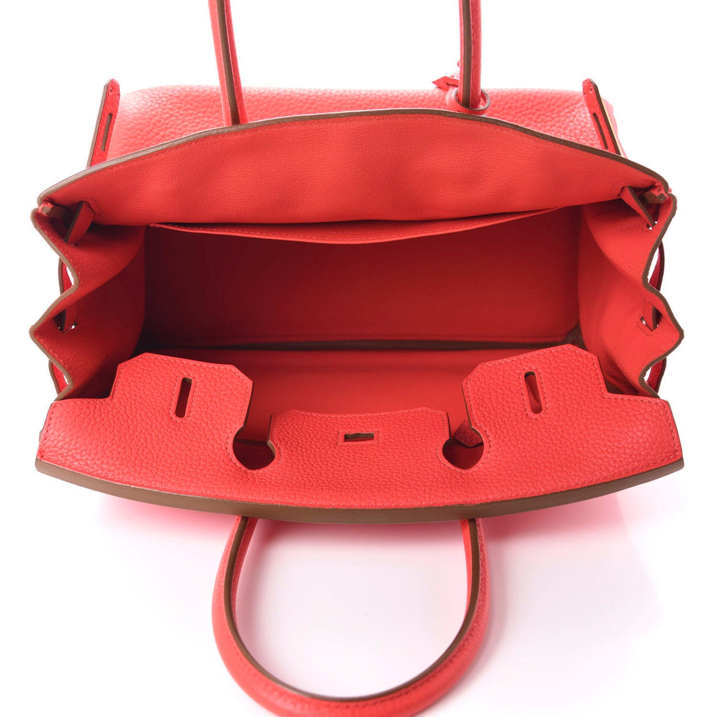 Togo Birkin 30 Rouge Pivoine