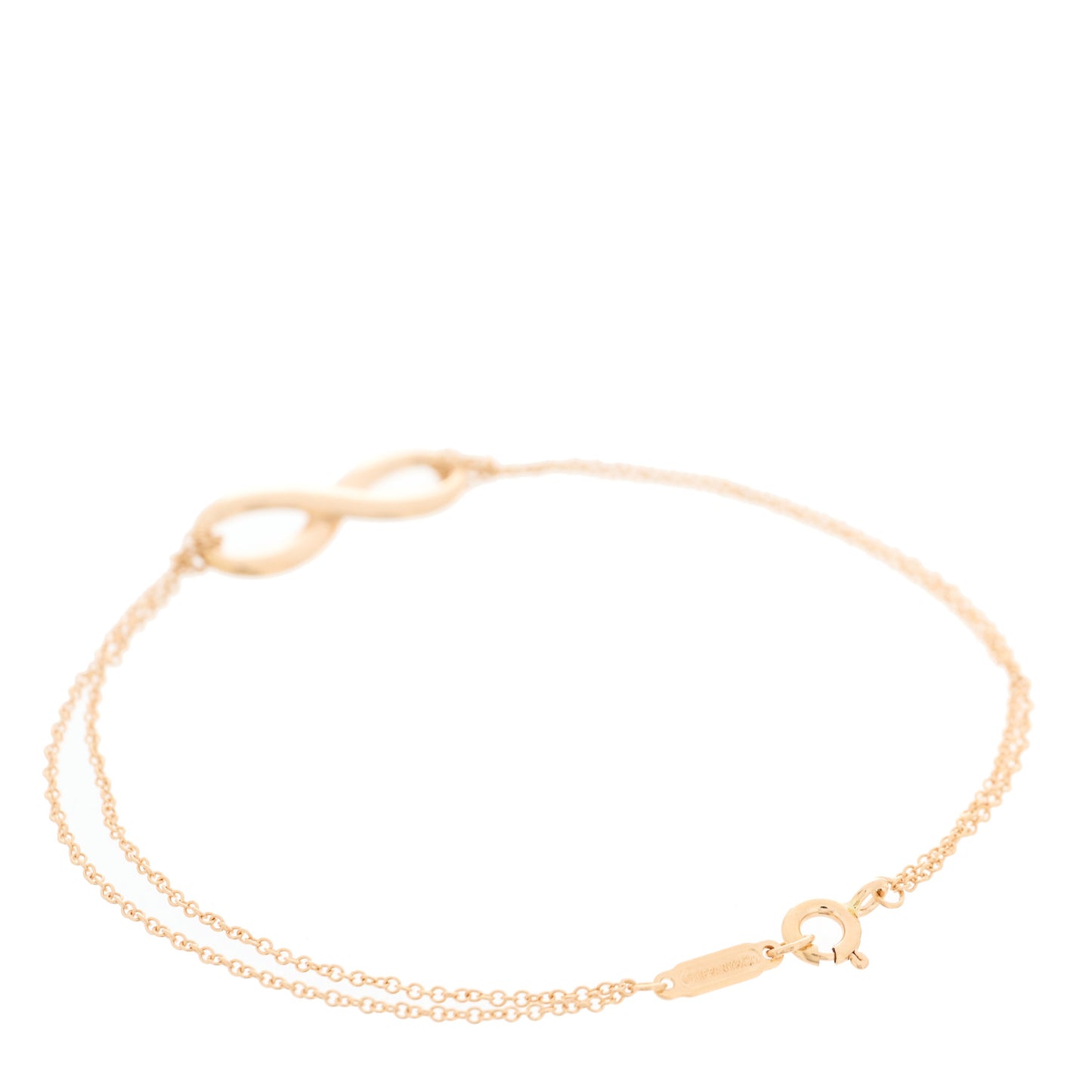 18K Rose Gold Infinity Bracelet
