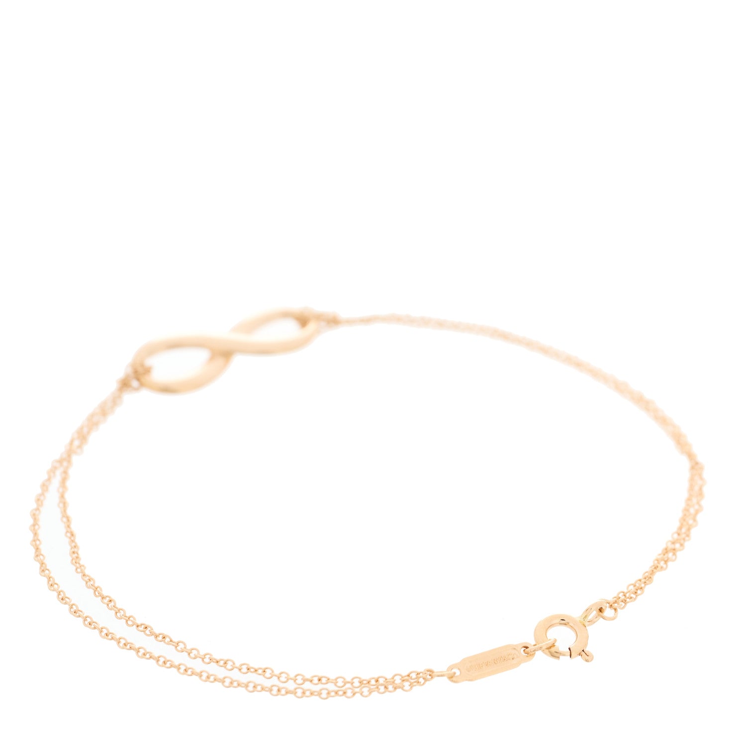 Tiffany 18K Rose Gold Infinity Bracelet 5 of 6