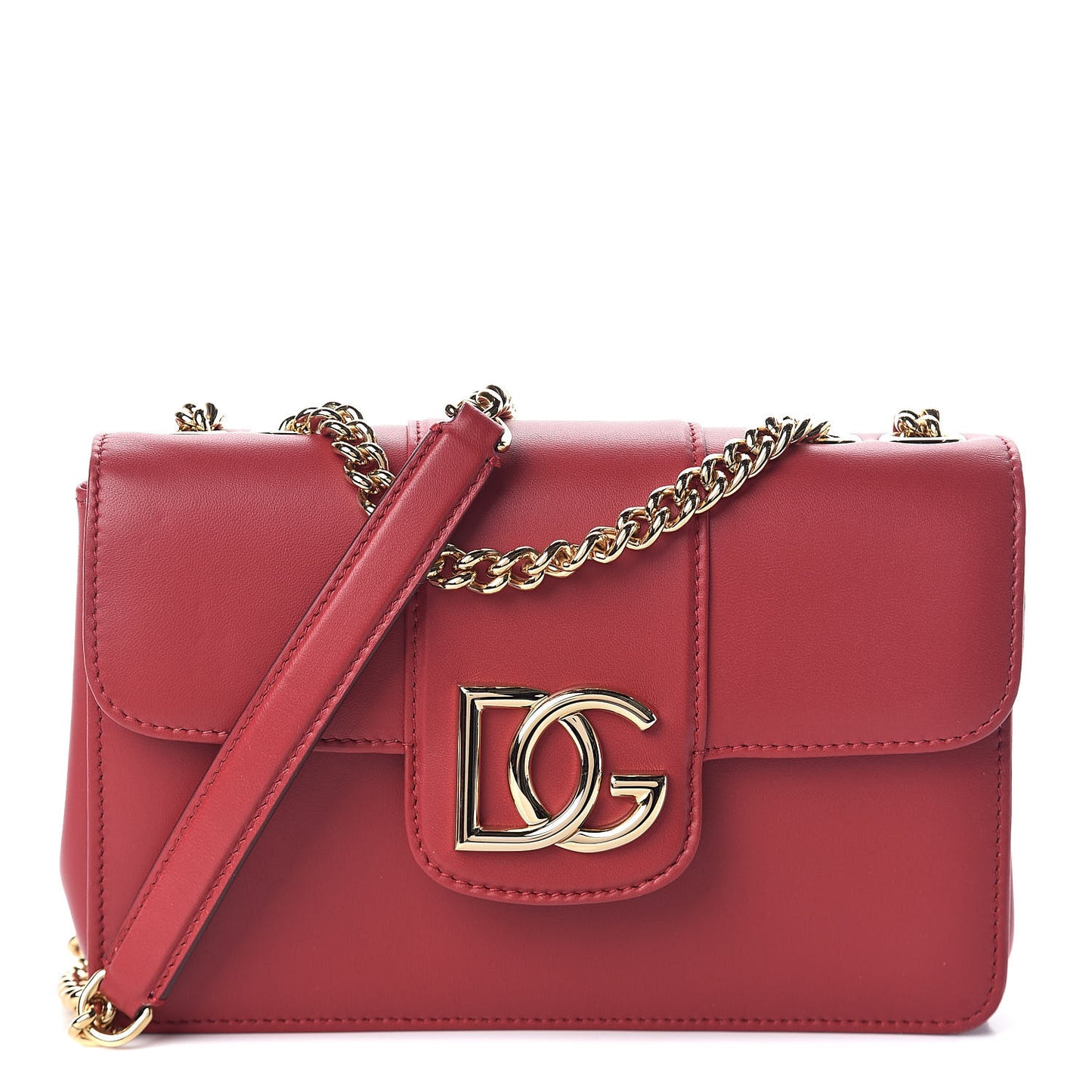 Nappa DG Millennials Shoulder Bag Red