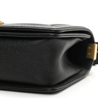 Chanel Caviar Quilted Medium Boy Flap Black 10 of 11