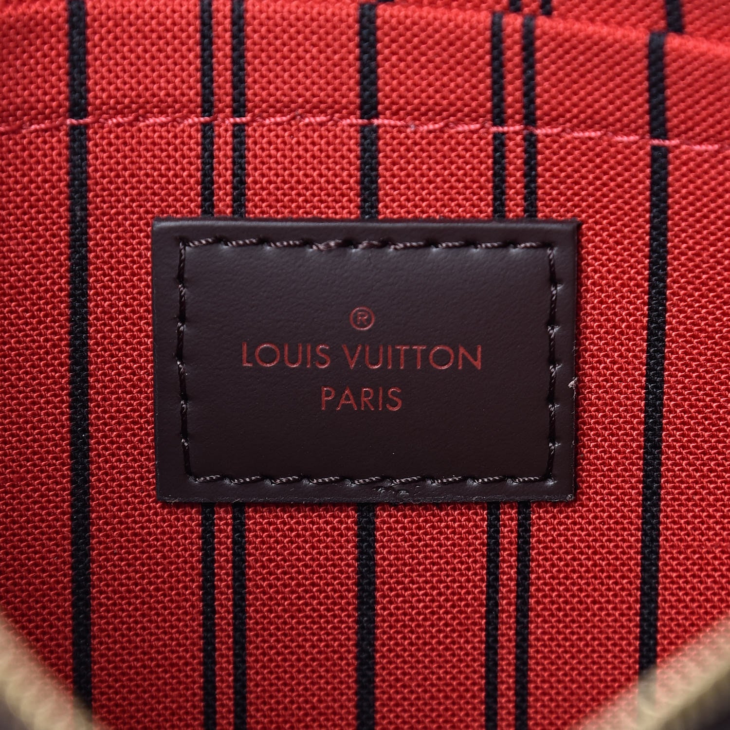 Louis Vuitton Damier Ebene Neverfull MM GM Pochette 5 of 7