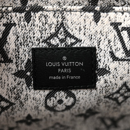 Louis Vuitton Monogram Jacquard Denim Onthego MM Black 6 of 10